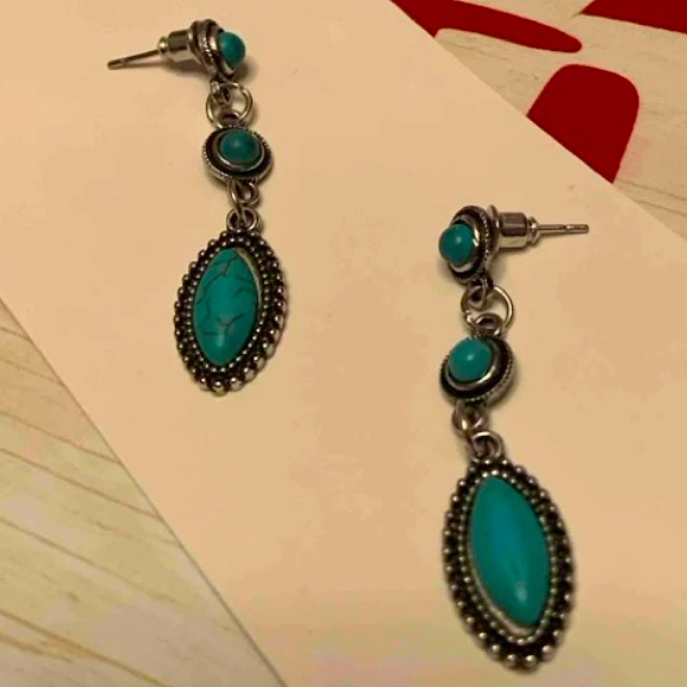 Turquoise Dangle Earrings